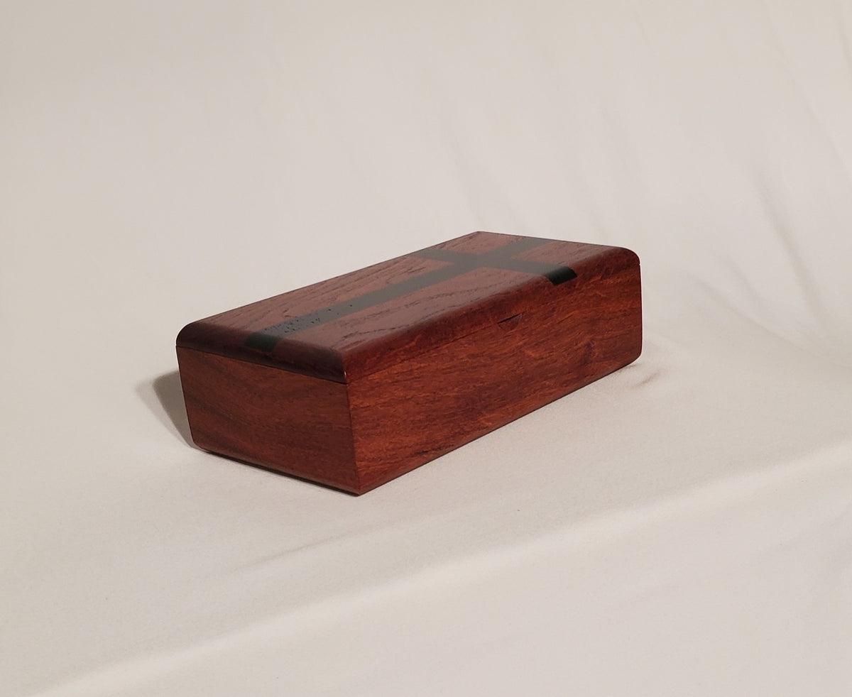 Mesquite Black Epoxy Cross - 6 Inch
