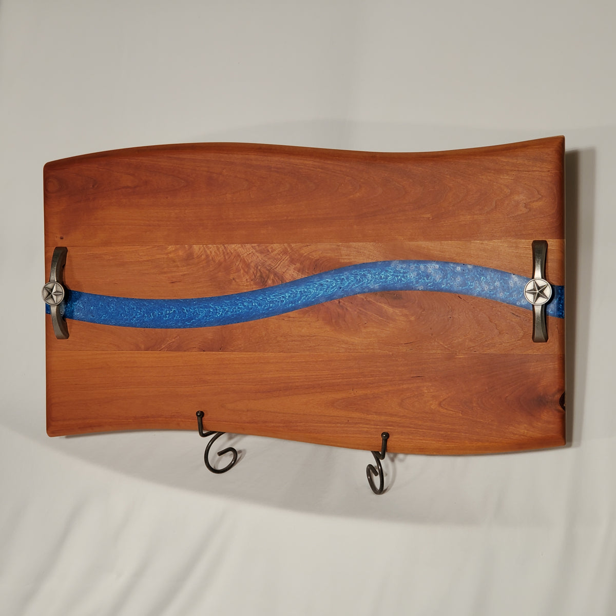 Cherry & Aqua Blue Wave - 22 Inch